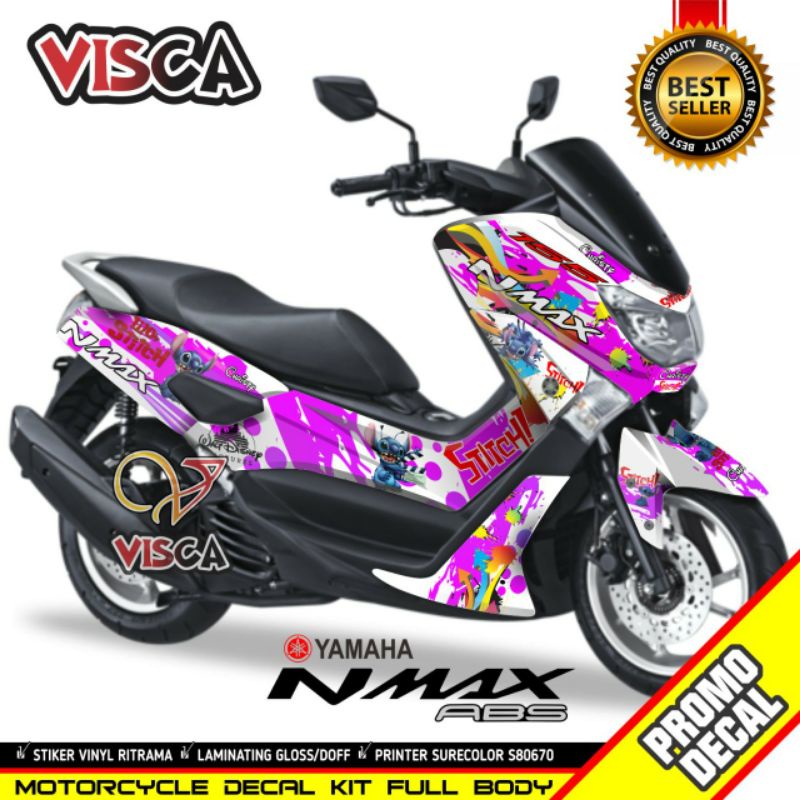 Decal Nmax Old Full Body Stiker Nmax Old Striping Nmax Old Sticker Nmax old Full Blok motif ANIME