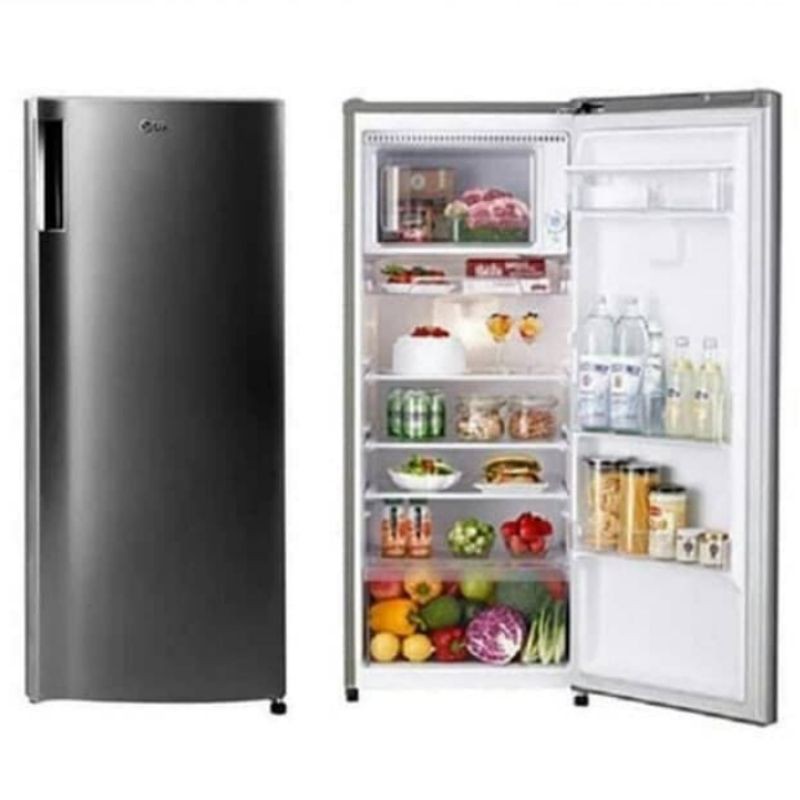 LG Kulkas 1 Pintu GN-201CK - Dark Graphite Steel