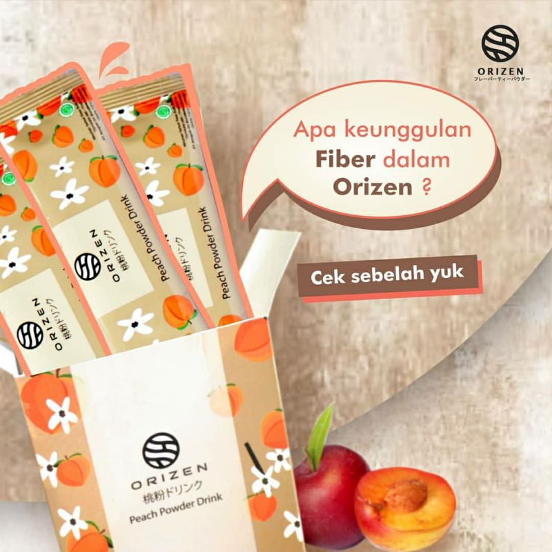 

Orizen peach tea non sugar