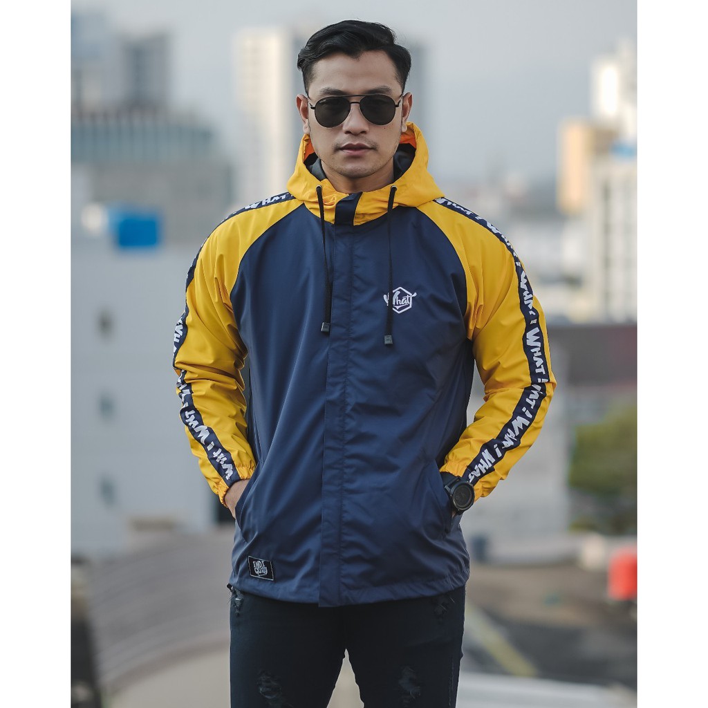 INST JAKET PARASUT PRIA WNIDBREAKER RAGLAN