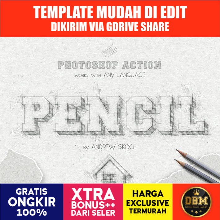 Pencil Sketch - Photoshop Action