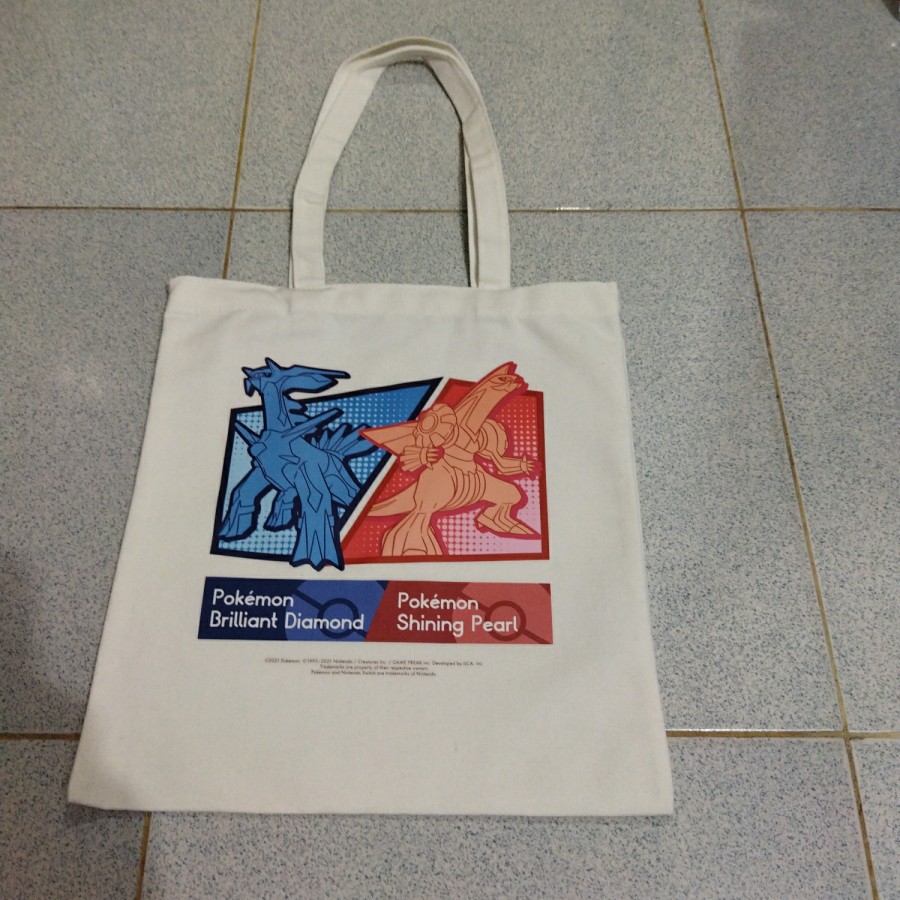 Totebag Pokemon Brilliant Diamond / Shining Pearl Official Merchandise