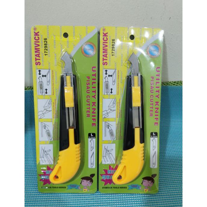 

Limited Pisau Cutter Utility Knife Stamvick Bagus