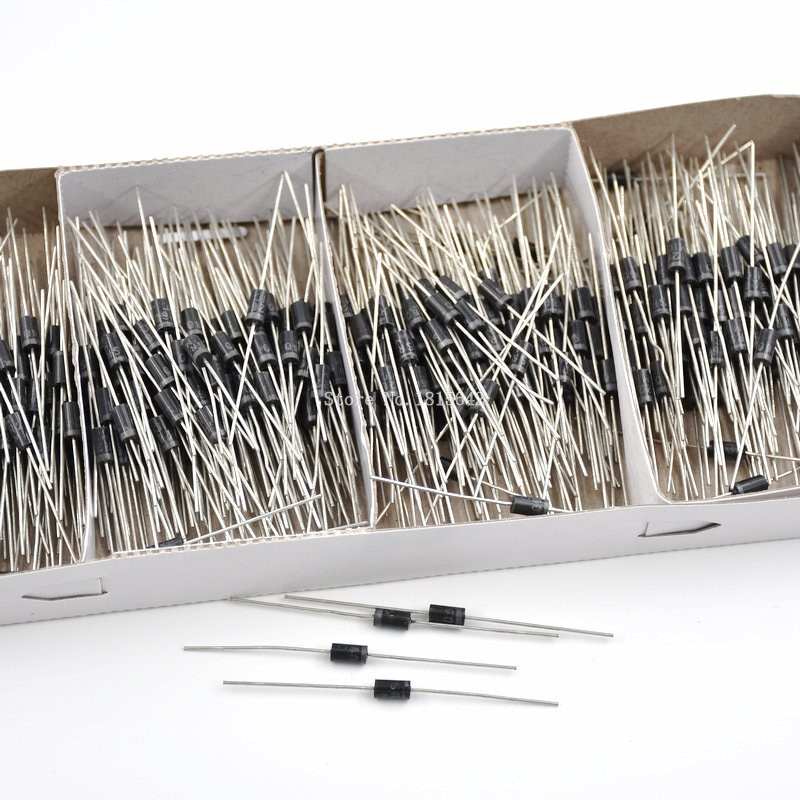 100pcs / Lot Her207 Her207 Rectifier Diode 2a 800v Do-15 Dip