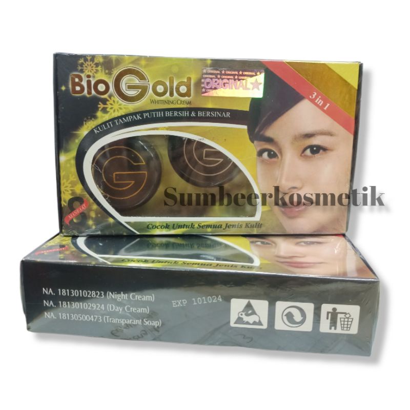 paket BIOGOLD bpom ori | Cream Wajah Bio Gold