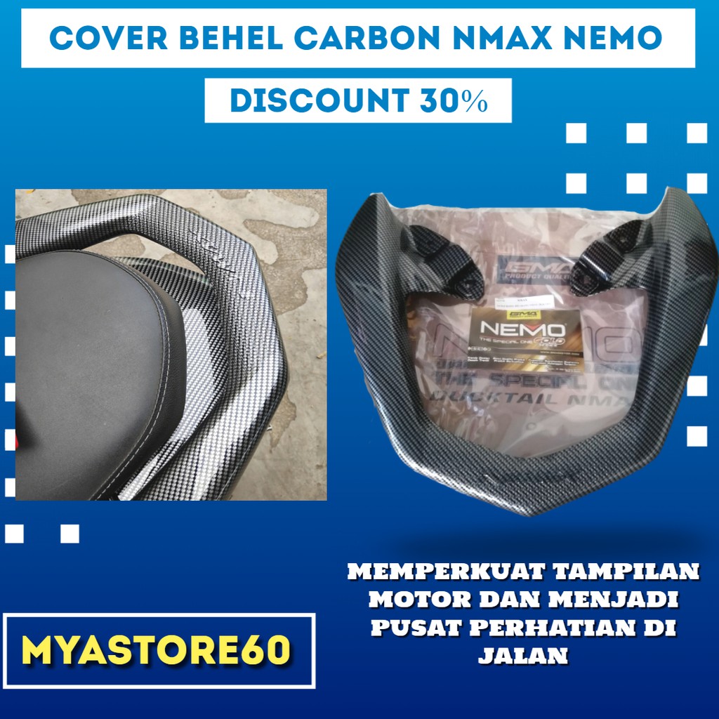 Cover Behel Nmax Carbon Nemo Anti Luntur Aksesoris Nmax Sparepart Nmax Body Nmax Asli Original