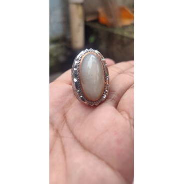 Batu akik pandan kapas meduim