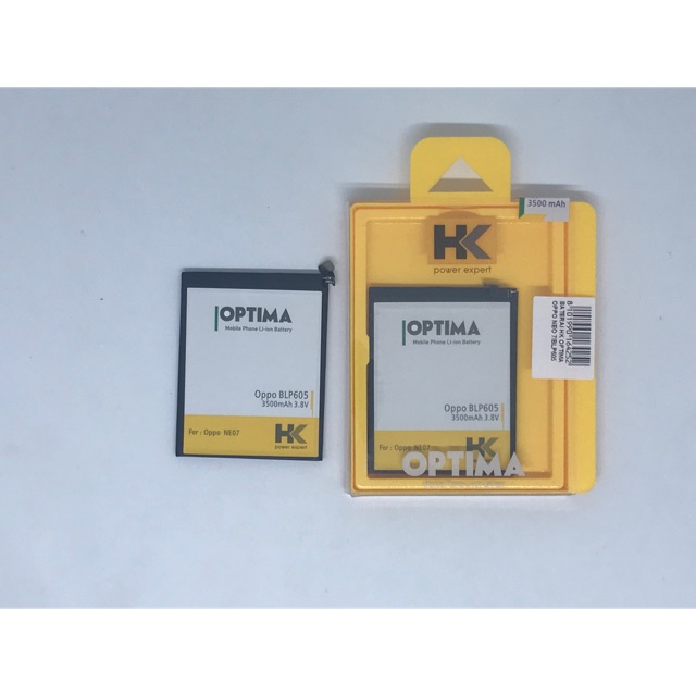 BATRE BATERAI OPPO NEO7 NEO 7 BLP605 HK OPTIMA DOUBLE POWER HK OPTIMA