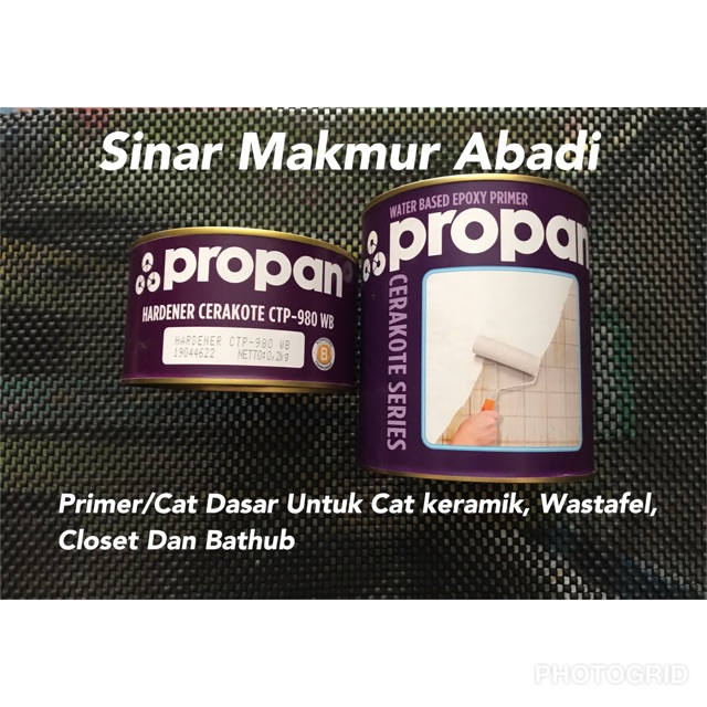 Jual Propan CERAKOTE PRIMER CTP 980 WB 1 KG/Set (Keramik,Bathub,Closet