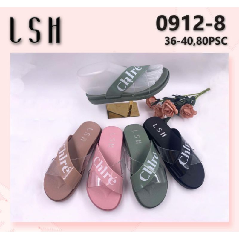 SANDAL SLOP SILANG CHLRE LSH (0912-8)