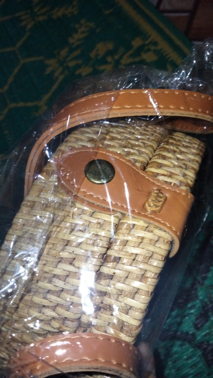 [big Sale] Tas Rotan Bulat Bali Polos Berwarna Ata Murah Diameter 20cm,18cm,15cm