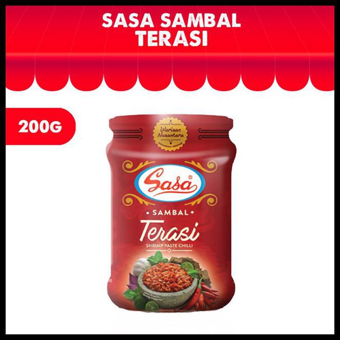 

Hot Hot Promo Sasa Sambal Terasi 200Gr