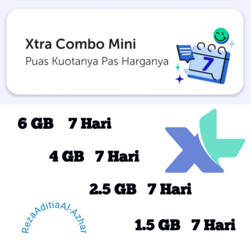 Paket Data XL Hotrod mini/Mingguan 6 GB
