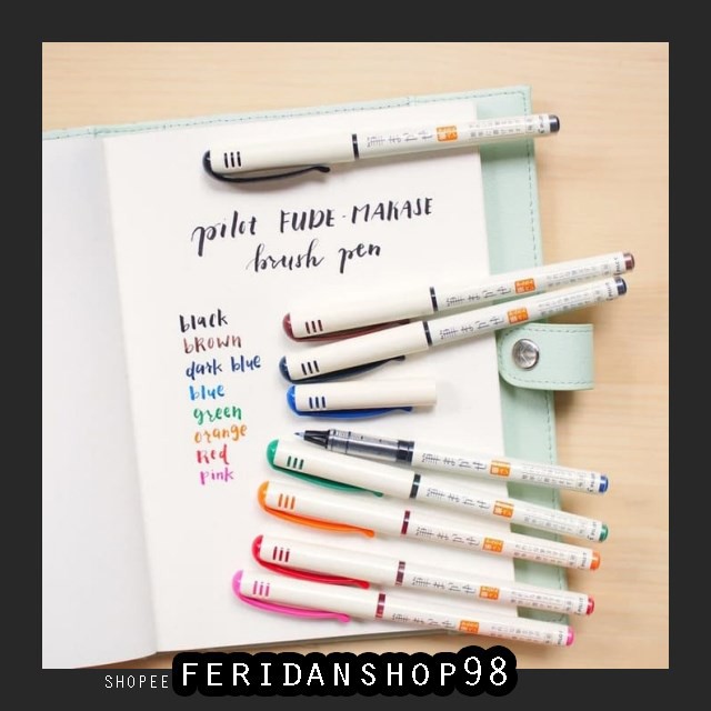 

FR81 BRUSH PEN PILOT BRUSH PEN BEST " FUDEMAKASE " PSVFM20EF-EX - MERAH MUDA BY FERIDANSHOP98