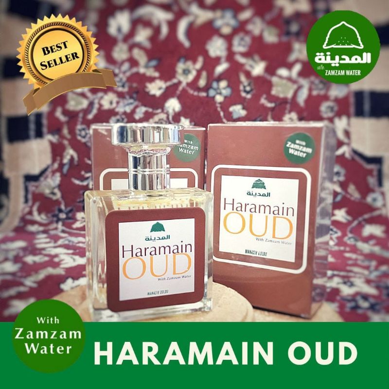 Haramain Oud Kiswah Oud Rawda Oud Rose Nabawi Parfum Al MAdinah Body Parfume