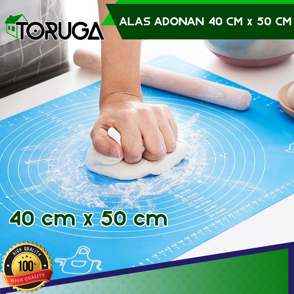 Alas Adonan Silikon Tatakan Baking Roti Pizza Fondant Silicone Mat Silicone Mat for Dough