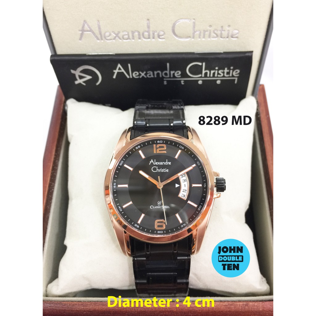 JAM TANGAN PRIA ALEXANDRE CHRISTIE 8289 BLACKGOLD