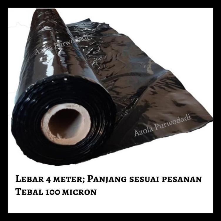 PLASTIK UV HITAM UNTUK TAMBAK - PLASTIK KOLAM TERPAL (LEBAR 4 METER)