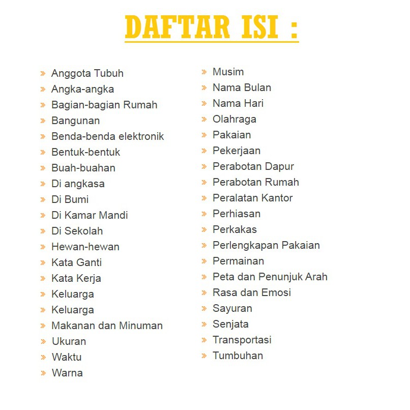 Kamus Anak 3 Bahasa Arab Indonesia Inggris Gip Shopee Indonesia