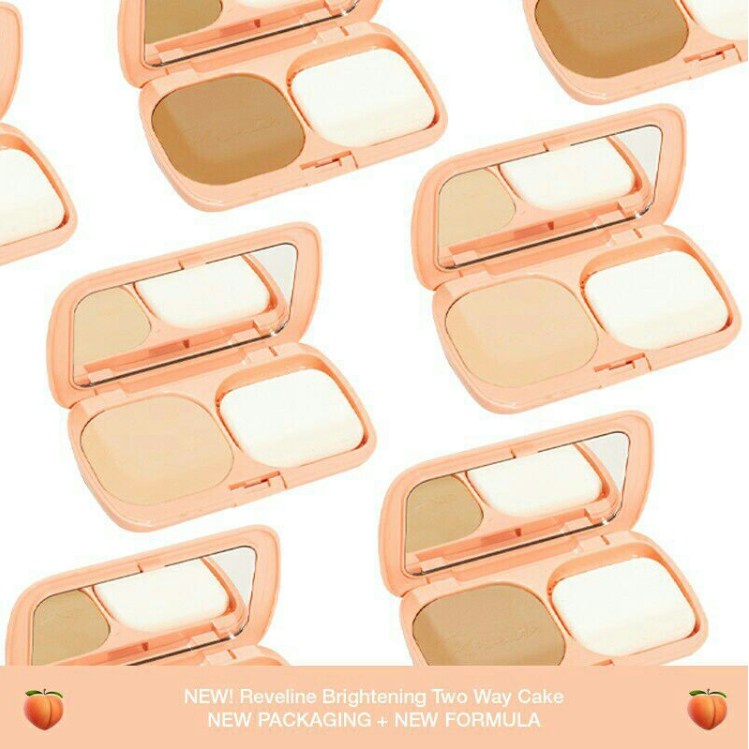 ❤️ Cloudy ❤️ REVELINE Brightening Two Way Cake Tropical Natural Ivory / Reveline Bedak Padat