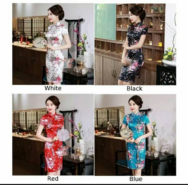 Baju cheongsam imlek cewek