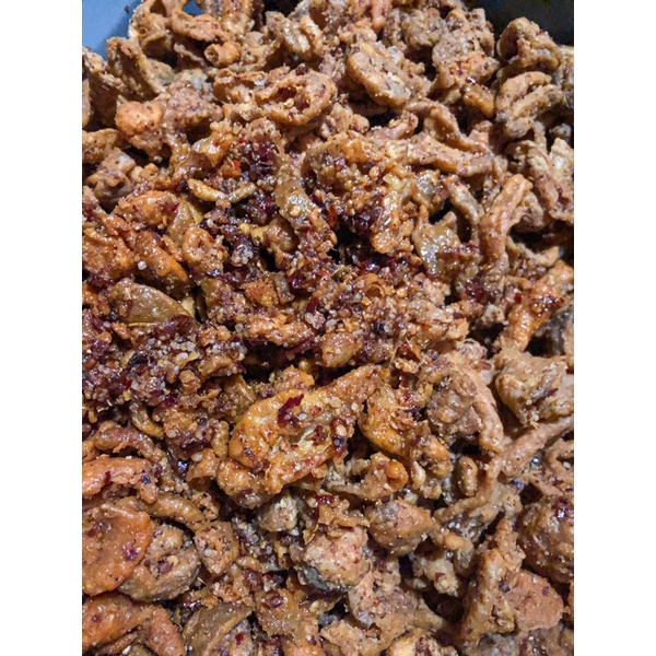 

keripik kulit pedas daun purut