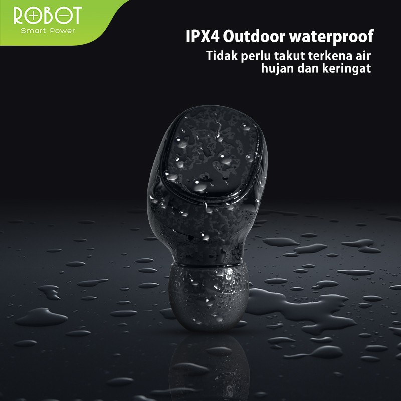 Earphone Robot TWS Wireless Airbuds T20 Headset Bluetooth Airdots - Garansi Resmi 1 Tahun-6