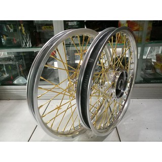  Velg  Paketan Jari Jari  Rossi Komplit Motor  Vixion Old 