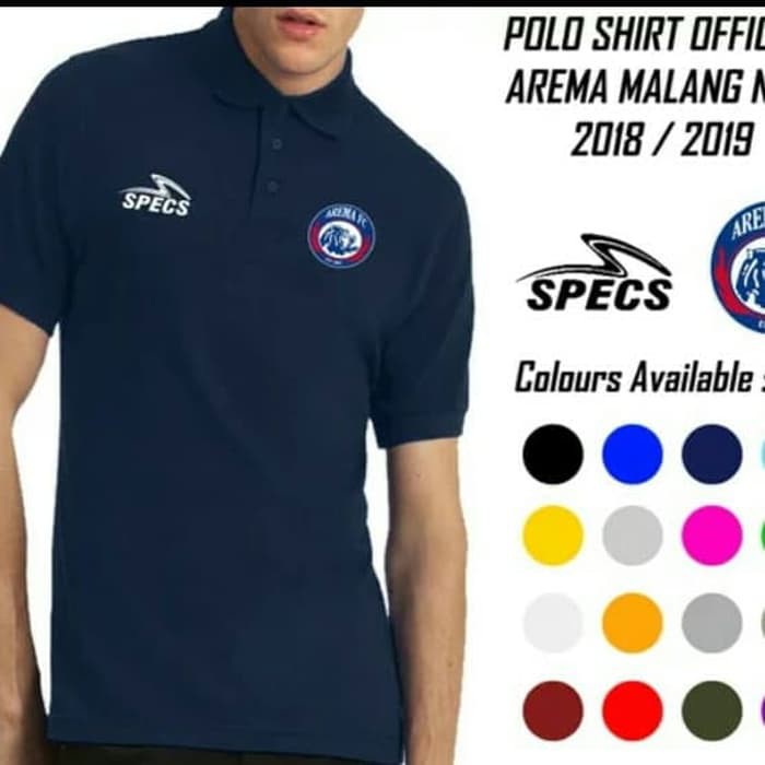 NJSTO499 KAOS POLO SHIRT AREMA FC MALANG SINGO EDAN AREMANIA TOP QUALITY