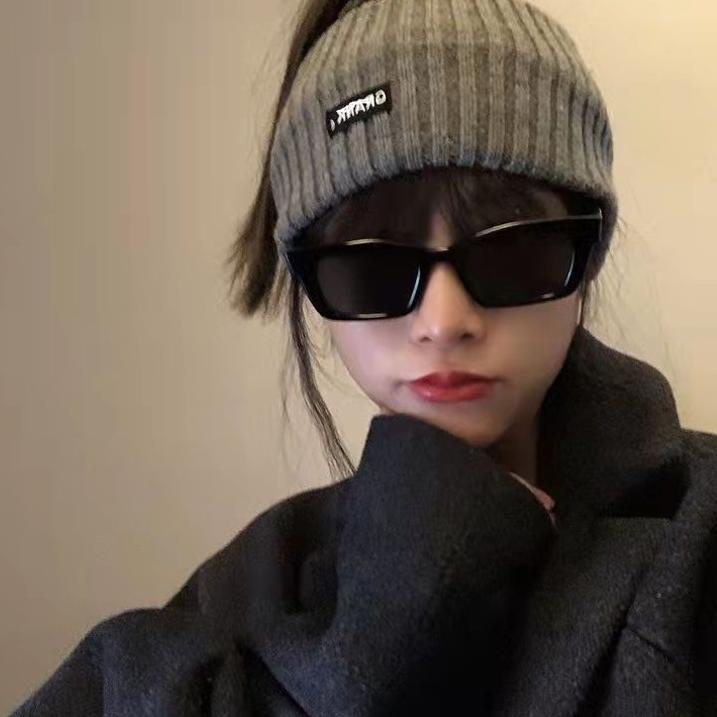 Terjangkau Topi Kupluk Bolong Atas / Ikat Kepala Wanita Rajut Musim Dingin / Headband Korea Bahan Te