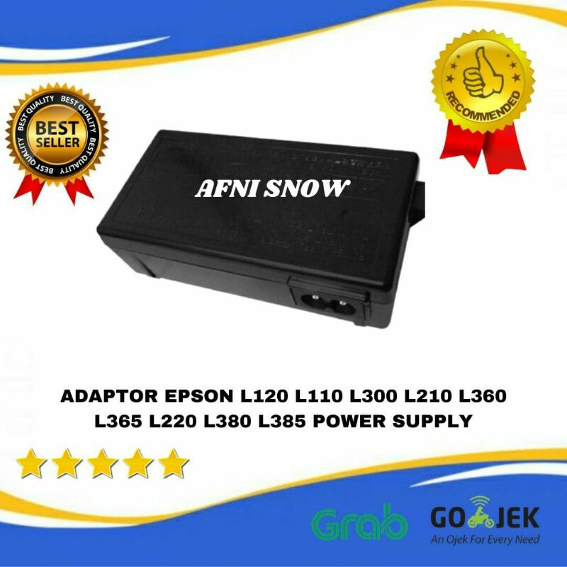 Power Supply Adaptor Epson L110 L120 L210 L220 L300 L310 L350 L360 L365 L380 L455 - Used Original