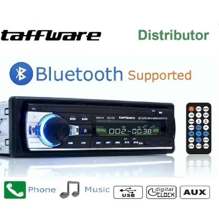 Murah Tape Audio Mobil Multifungsi Bluetooth USB MP3 FM Radio - JSD520