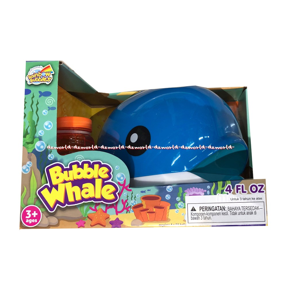 Rainbow Bubbles Bubble Whale Mainan Balon Otomatis Ikan Bubble Mania Whale Automatic Machine