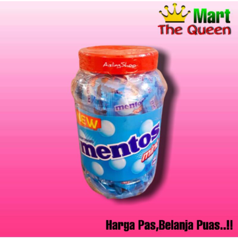 

Mentos permen mint 1 toples isi 200 pcs