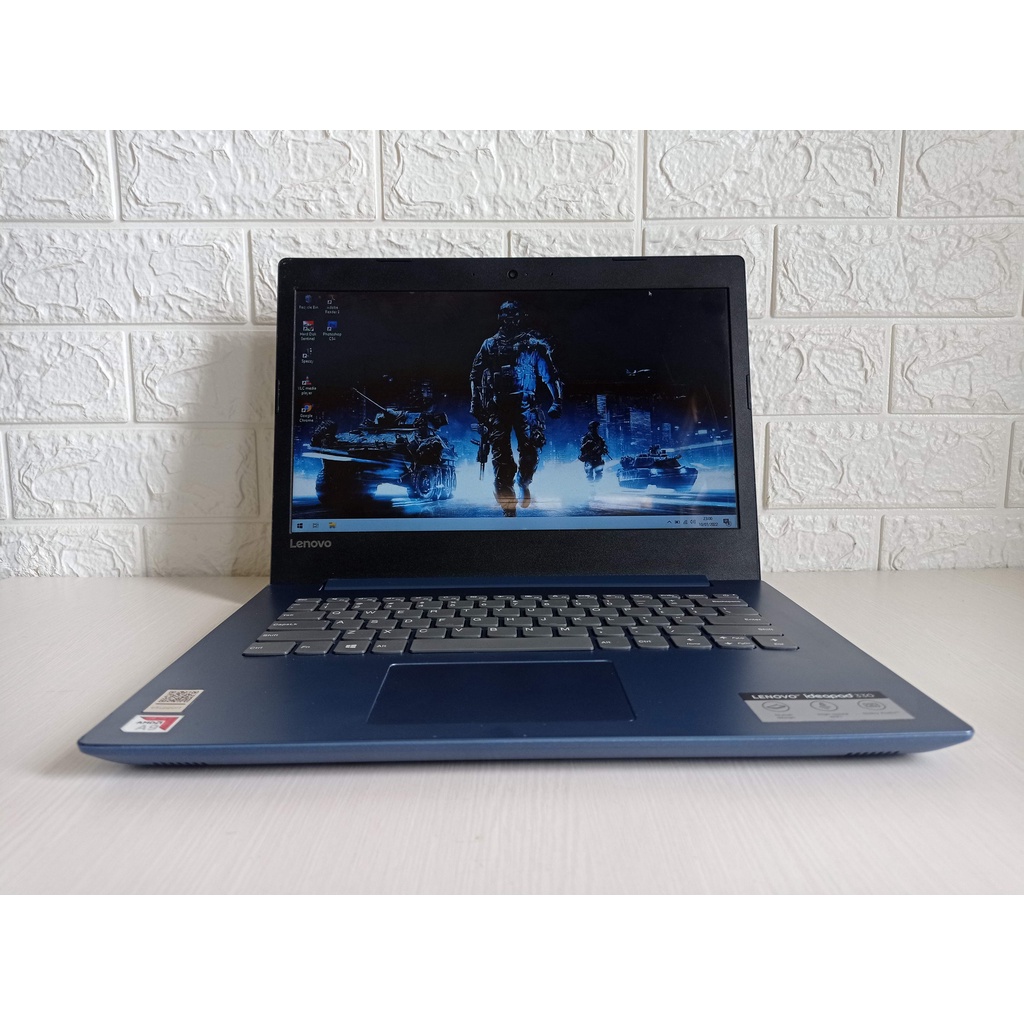 Lenovo Ideapad 330 AMD A9-9425 Gen 7 SSD 256GB Warna Biru Laptop Second Bekas Murah Office dan Desai