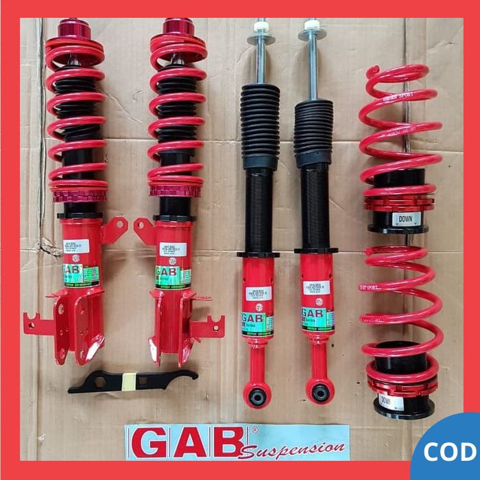 Suspensi per Shockbecker Coilover GAB HE Series Jazz GE8 GE
