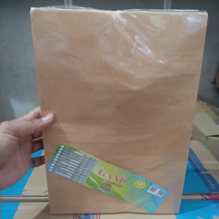 

Promo !!! Amplop coklat F4 Gand 240 x 345 mm isi 100 lembar