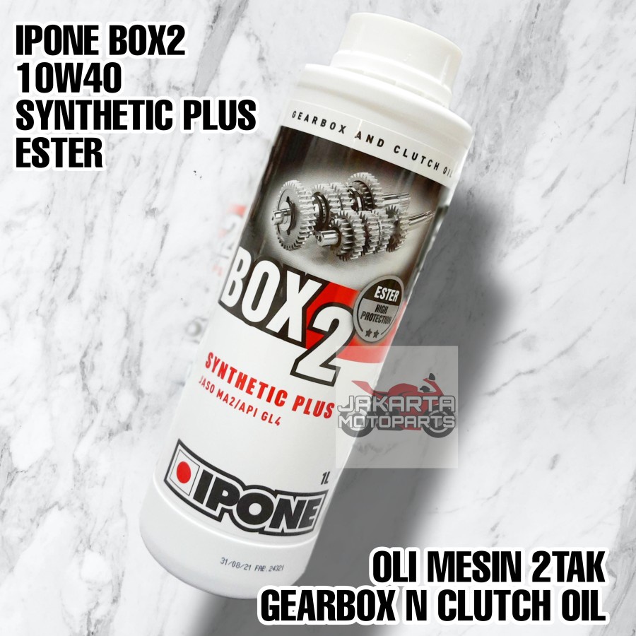 IPONE BOX2 OLI MESIN 2TAK 10W40 SYNTHETIC ESTER NINJA RR RX KING NSR