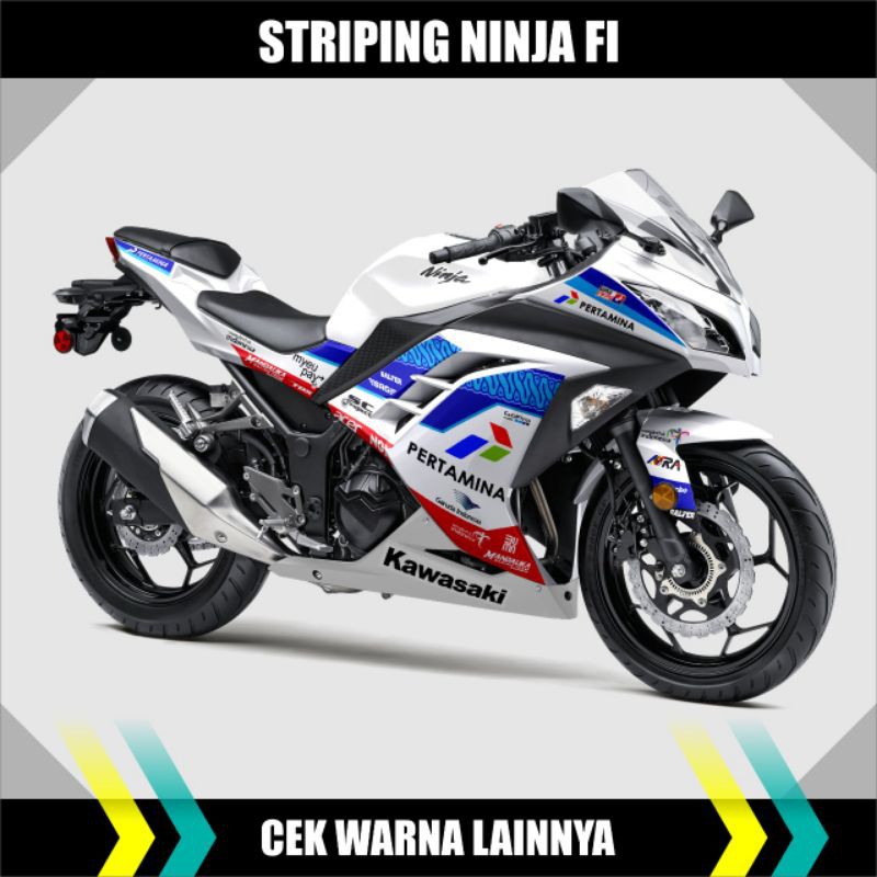 STRIPING NINJA 250 Fi DECAL KAWASAKI NINJA 250 INJEKSI STICKER NINJA 250 fi "MANDALIKA SERIES"
