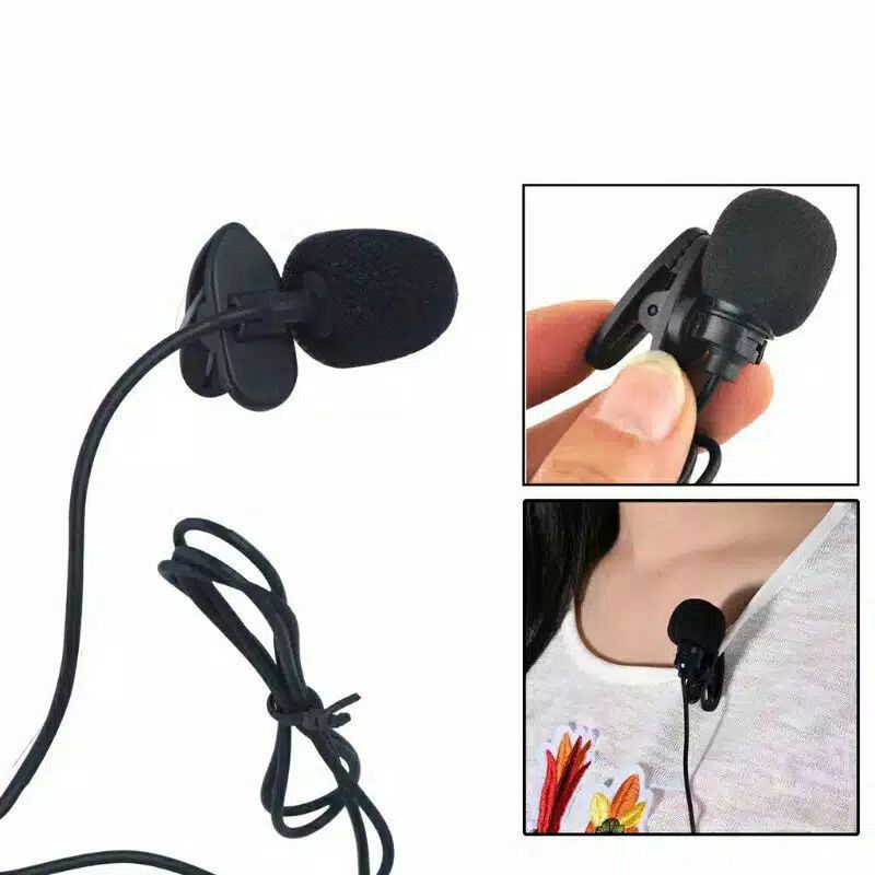 Mic Tiktok Smule Lav Cravate / Mic Clip On Audio Karaoke Microphone