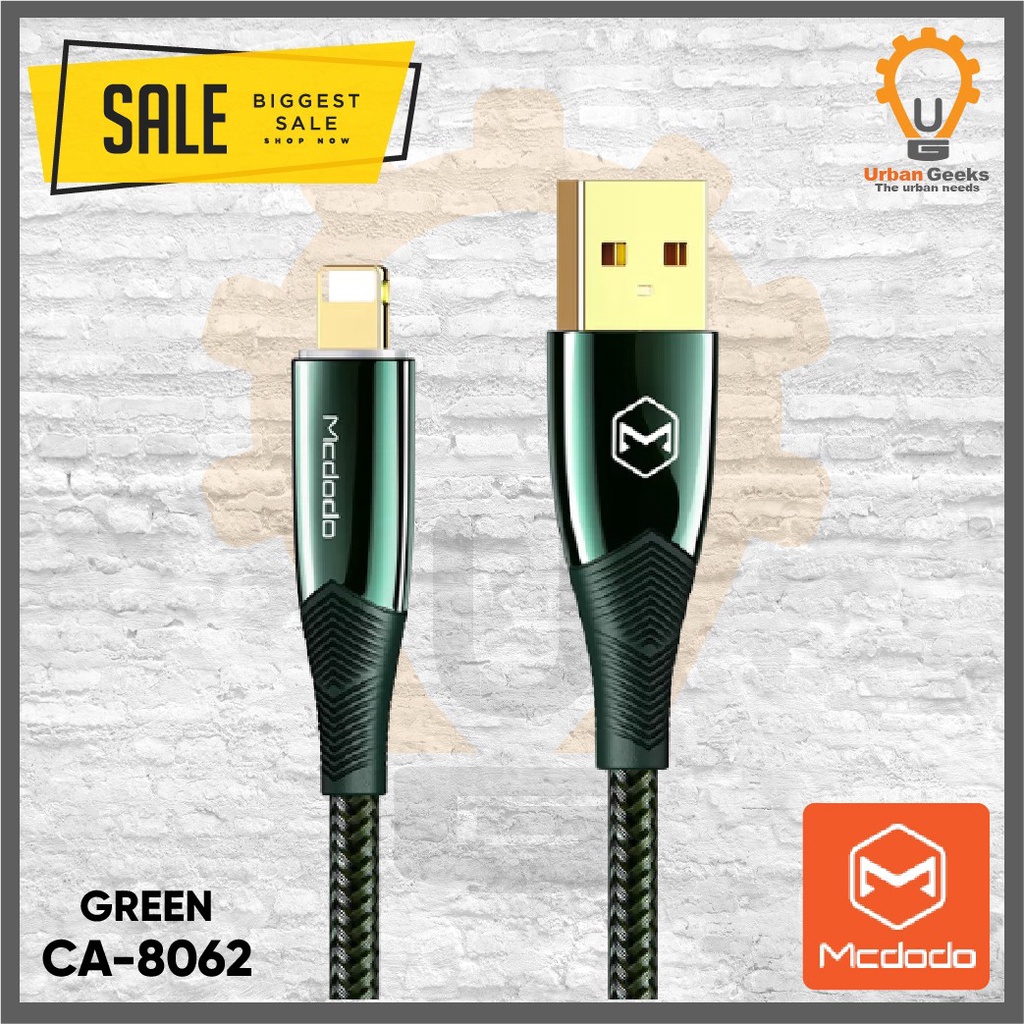 Mcdodo Kabel Data Lightning Iphone Auto Power Off 3A Fast Charging CA806