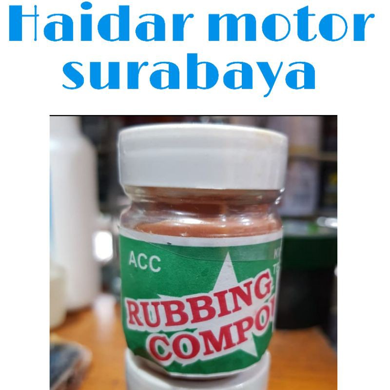 kompon kasar/kompon merah/kompon motor/compoun rubbing
