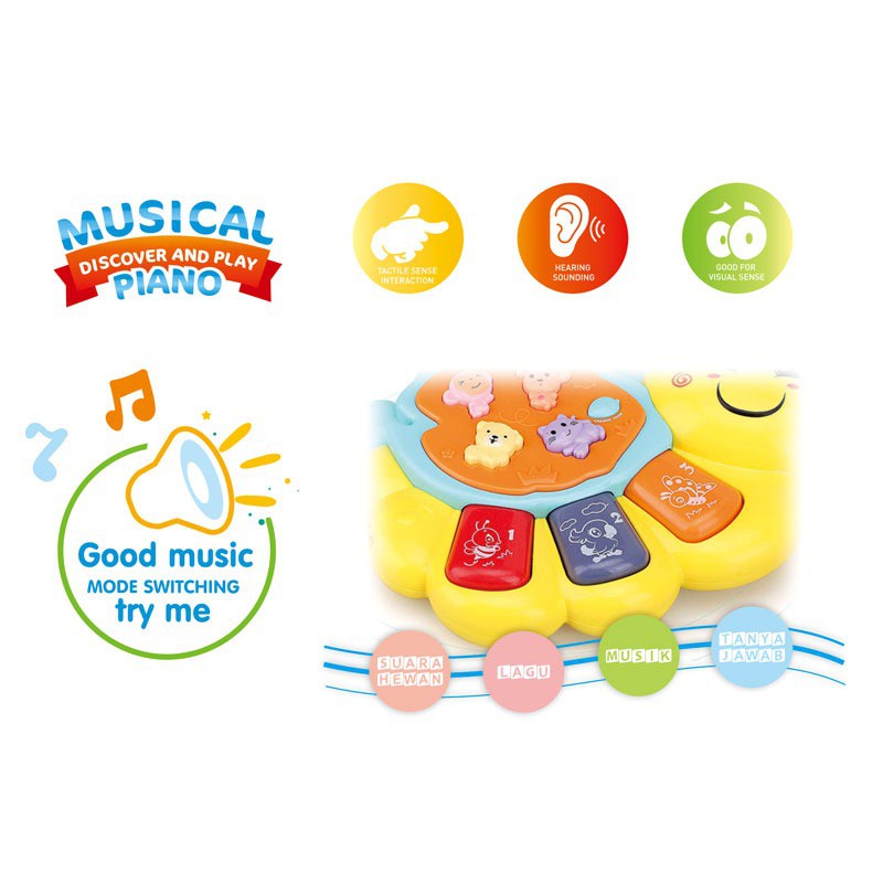 PLOOPLY MUSIC AND LIGHT SNAIL PIANO / PP21154