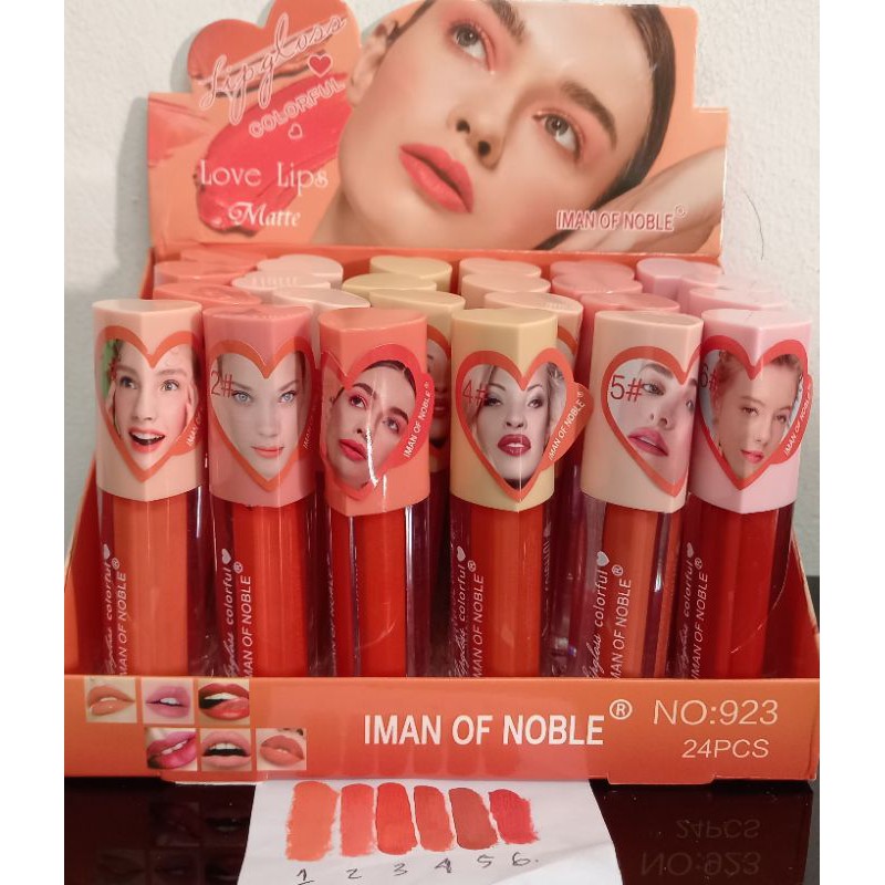 [PERLUSIN]LIP GLOSS IMAN OF NOBLE MATTE LOVE LIPS NO.923