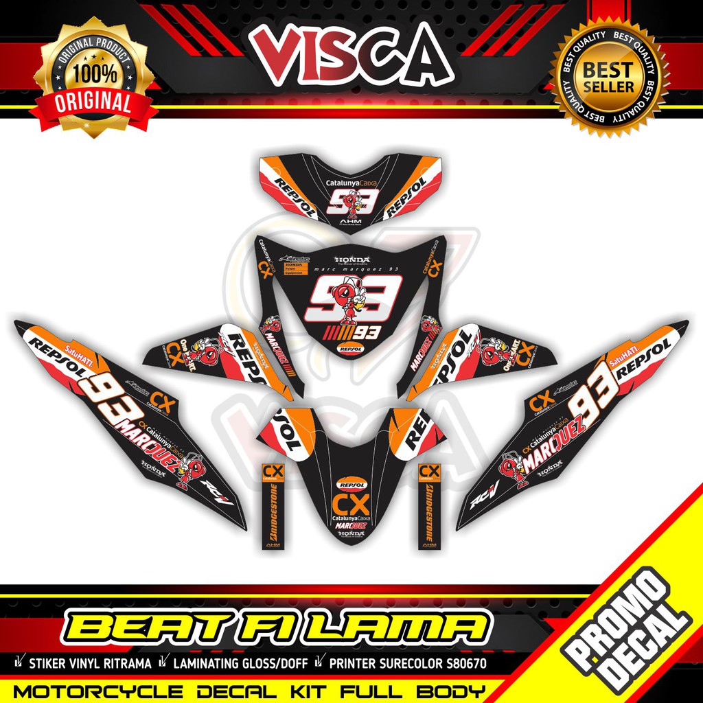 Decal Beat Fi 2013 Decal Beat Fi 2014 Decal Beat Fi 2015 Stiker Beat Fi 2013 2014 2015 Repsol