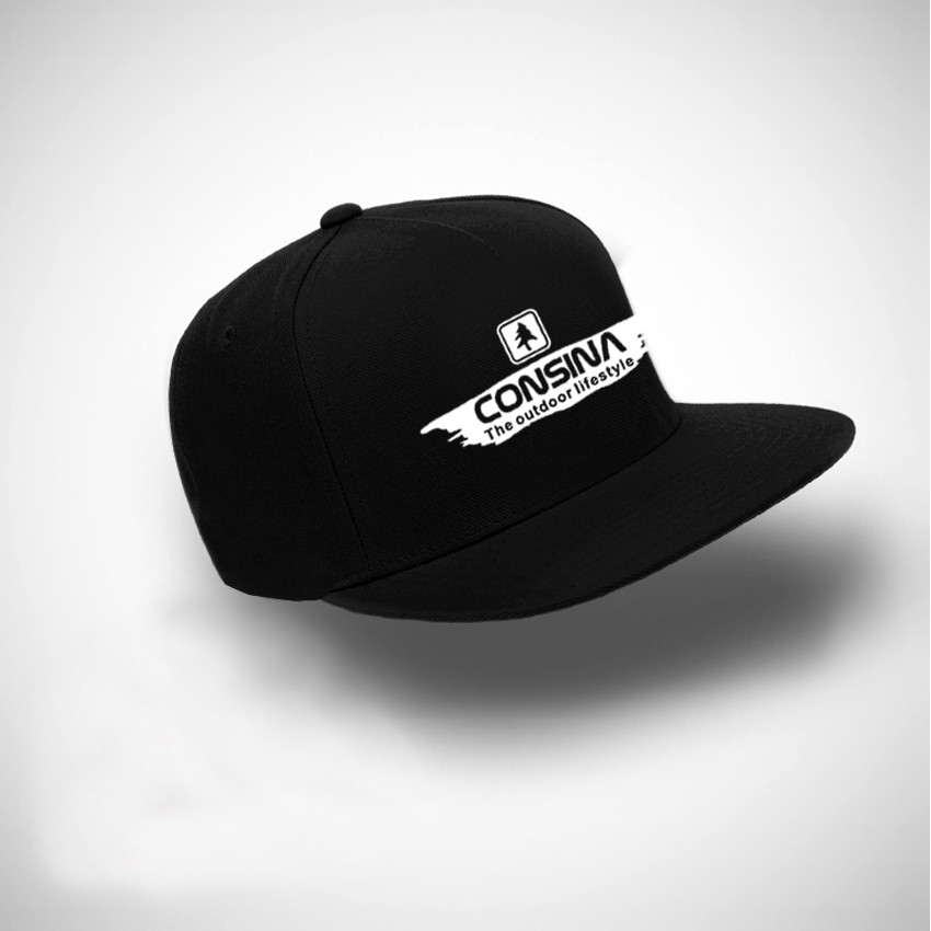 Topi Snapback Consina splash White Premium