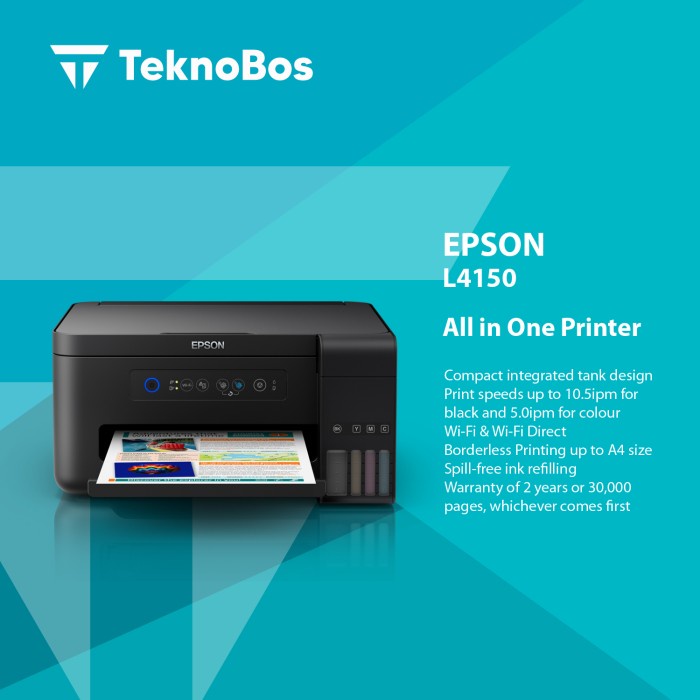 Epson Printer L4150 Wifi Multifungsi - hitam