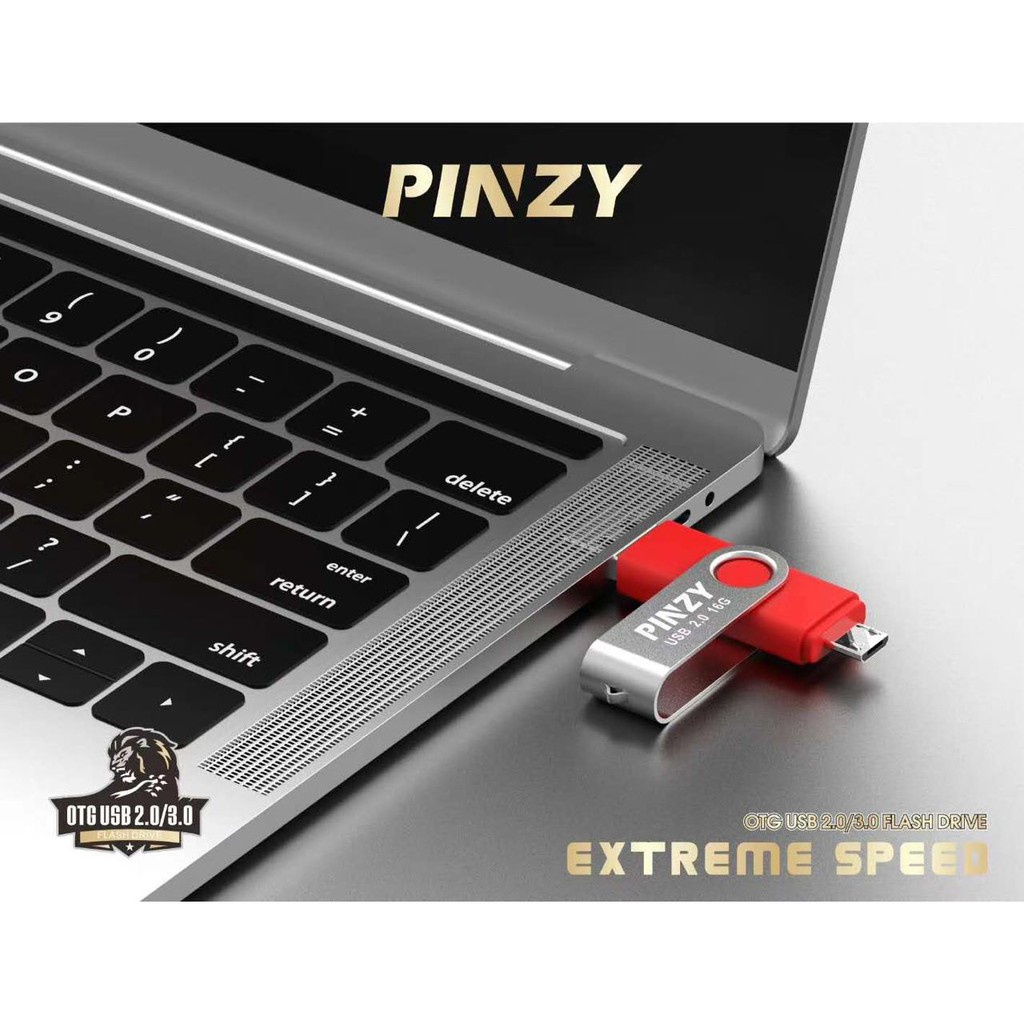 Flashdisk OTG PINZY micro USB 2.0/3.0 Flash Drive 4GB-8GB-16GB-32GB flash disk original