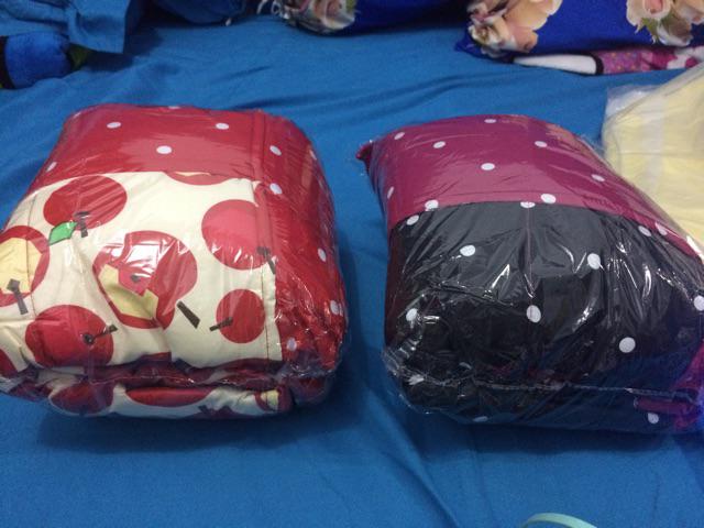 [murah] Homeset / Taplak Meja - Dottie Onyx Mix Fusia