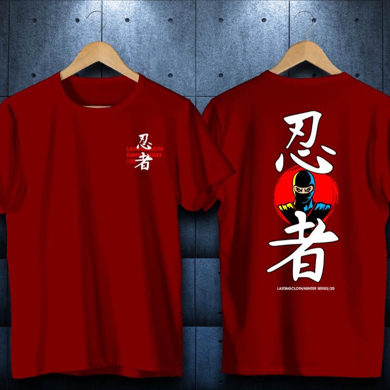 FC - KAOS OVERSIZE NINJA SAMURAI // Kaos samurai jepang masa kini T- SHIRT